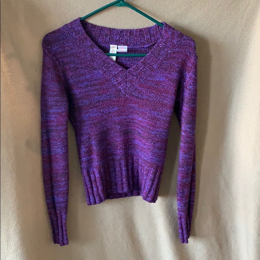 No Boundries Purple Sweater